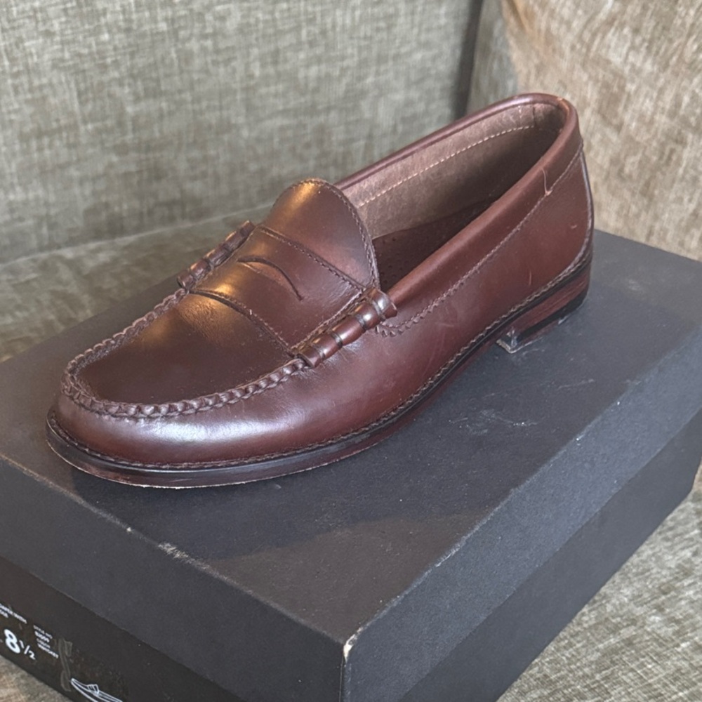 J. Crew Camden Brown Leather Loafers